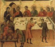 Duccio di Buoninsegna The marriage Feast at Cana Germany oil painting artist